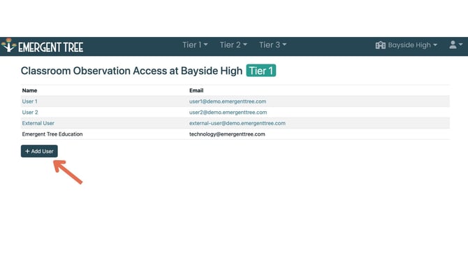 Observations- add user